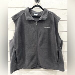 Men’s Big and Tall Columbia Vest Size 4X Black